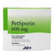 PETSPORIN 600 MG BLISTER COM 12 COMPRIMIDOS