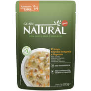 GUABI NATURAL C�ES SACH� SABOR FRANGO, CEREAIS, INTEGRAIS E VEGETAIS 100G