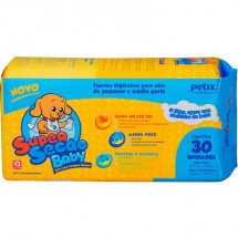 TAPETE HIGINICO SUPERSECO BABY COM 30 UNIDADES