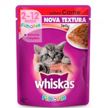WHISKAS SACHE JELLY FILH 85G