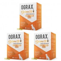 OGRAX DERME 20 COM 30CPSULAS COMBO C/3