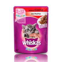 WHISKAS SACHE CARNE FILH 85G