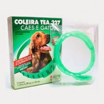 COLEIRA TEA 327 CES E GATOS MEDIO PORTE 28G COM 44CM