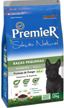 Premier Seleo Natural Ces Filhotes Raas Pequenas Sabor Frango 1kg