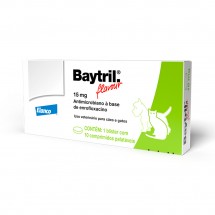 BAYTRIL FLAVOUR 15 MG - 10 CPR