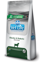 VET LIFE C�ES OBESITY E DIABETIC  10,1KG