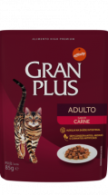 GRAN PLUS SACH� GATOS ADULTOS CARNE 85 G