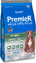 Premier Ces Raas Especficas Pitbull Adultos Sabor Frango 12kg
