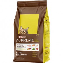 Quatree Supreme Frango e Batata Doce para Gatos Castrados 10KG