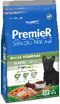 Premier Seleo Natural Ces Filhotes Raas Pequenas Sabor Frango 2,5kg