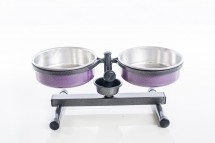 COMEDOURO REGULAVEL ANTI FORMIGA MINI LILAS 1.2 Litros