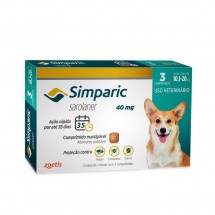 SIMPARIC 10 A 20KG COM 3 COMPRIMIDOS