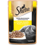 SHEBA CORTES SELECIONADOS SABOR FRANGO ASSSADO 85 G