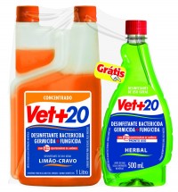VET MAIS DESINFETANTE BACTERICIDA LIMO E CRAVO 1 LITRO 