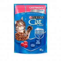 CAT CHOW Sache  Castrados Carne ao Molho 85g