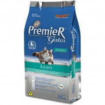 Premier Gatos Adultos Light Sabor Salmo 7,5KG