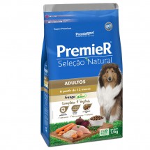 Premier Seleo Natural Ces Adultos Sabor Frango 2,5kg