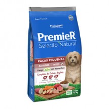 Premier Seleo Natural Ces Adultos Raas Pequenas Frango Korin Com Batata Doce 10,1kg