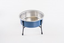 COMEDOURO ARAMADO SIMPLES NF MINI  AZUL