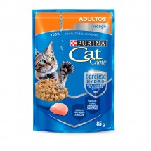 CAT CHOW Sache Adultos Frango ao molho 85g