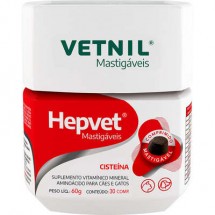 HEPVET MASTIGVEIS 30 COMPRIMIDOS