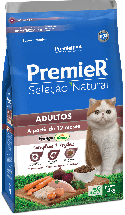 Premier Seleo Natural Gatos Adultos Sabor Frango 1,5kg
