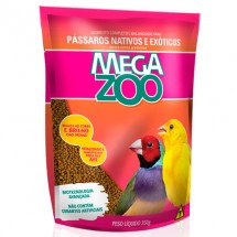 MEGAZOO EXTRUSADA PASSAROS NAT IVOS E EXOTICOS 350G