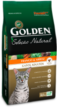 Golden Seleo Natural Gatos Adultos Sabor Frango & Arroz 10,1kg