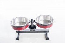 COMEDOURO REGULAVEL ANTI FORMIGA MINI VERMELHO 1.2l Litros