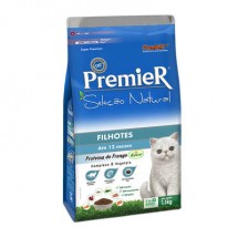 Premier Seleo Natural Gatos Filhotes Sabor Frango 1,5kg