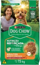 DOG CHOW Adulto Racas Pequenas Carne, Frango Arroz 15kg