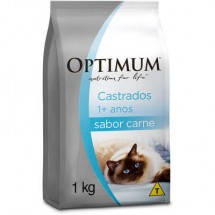 OPTIMUM GATOS CASTRADOS CARNE 1KG