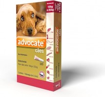 ADVOCATE CAES (2,5ML) G - 10 A 25 KG