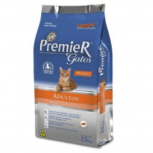 Premier Gatos Adultos Sabor Frango 7,5KG