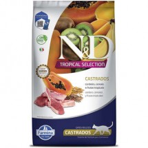 N&D Tropical Selection Cordeiro para Gatos Adultos Castrados 400g