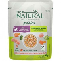 GUABI NATURAL GRAIN FREE C�ES SABOR FRANGO, SALM�O E VEGETAIS 100G