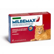 MILBEMAX GATOS DE 2 A 8 KG (16-40MG - CT 2 CP)
