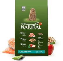 NATURAL GATOS CATRADOS SALM�O E ARROZ 7,5 KG