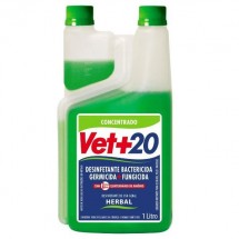 VET MAIS 20 DESINFETANTE BACTERICIDA HERBAL  1 LITRO 