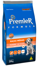 Premier Ces Formula Raas Mdias Filhotes Sabor Frango 20kg