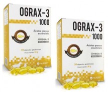 OGRAX-3 1000 30 CAPSULAS COMBO C/2