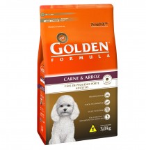 Golden Carne & Arroz Mini Bits Formula Ces Adultos 3KG