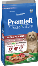 Premier Seleo Natural Ces Adultos Raas Pequenas Frango Korin Com Batata Doce 2,5kg