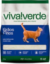 AREIA HIGI�NICA VIVA VERDE GR�OS FINOS 4KG 