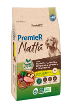 PREMIER NATT FILHOTES SABOR FRANGO, MANDIOCA, BETERRABA, LINHAA E CRANBERRY 10 KG
