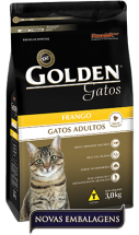 Golden Gatos Adultos Sabor Frango 3kg