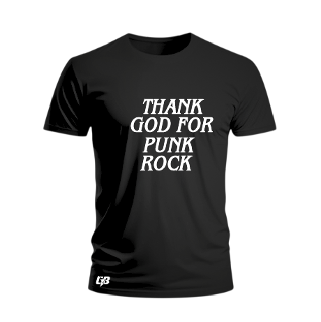 Camiseta Thank God for Punk Rock