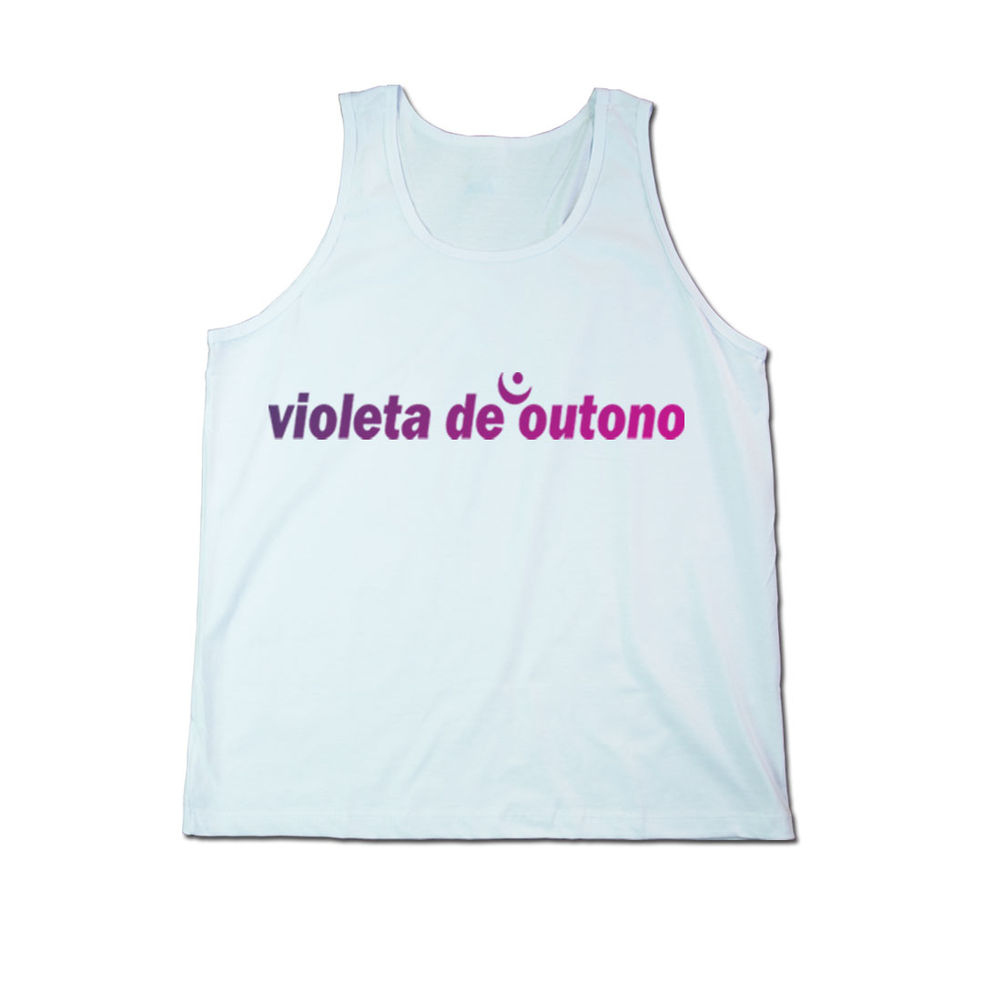 Camiseta - Violeta de Outono Color Regata