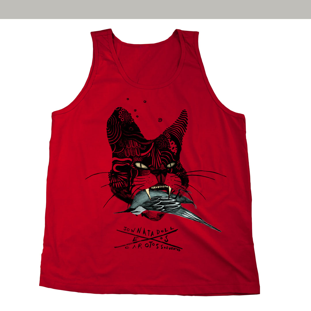 Camiseta Regata - Jonnata Doll e os Garotos Solventes P�ssaro