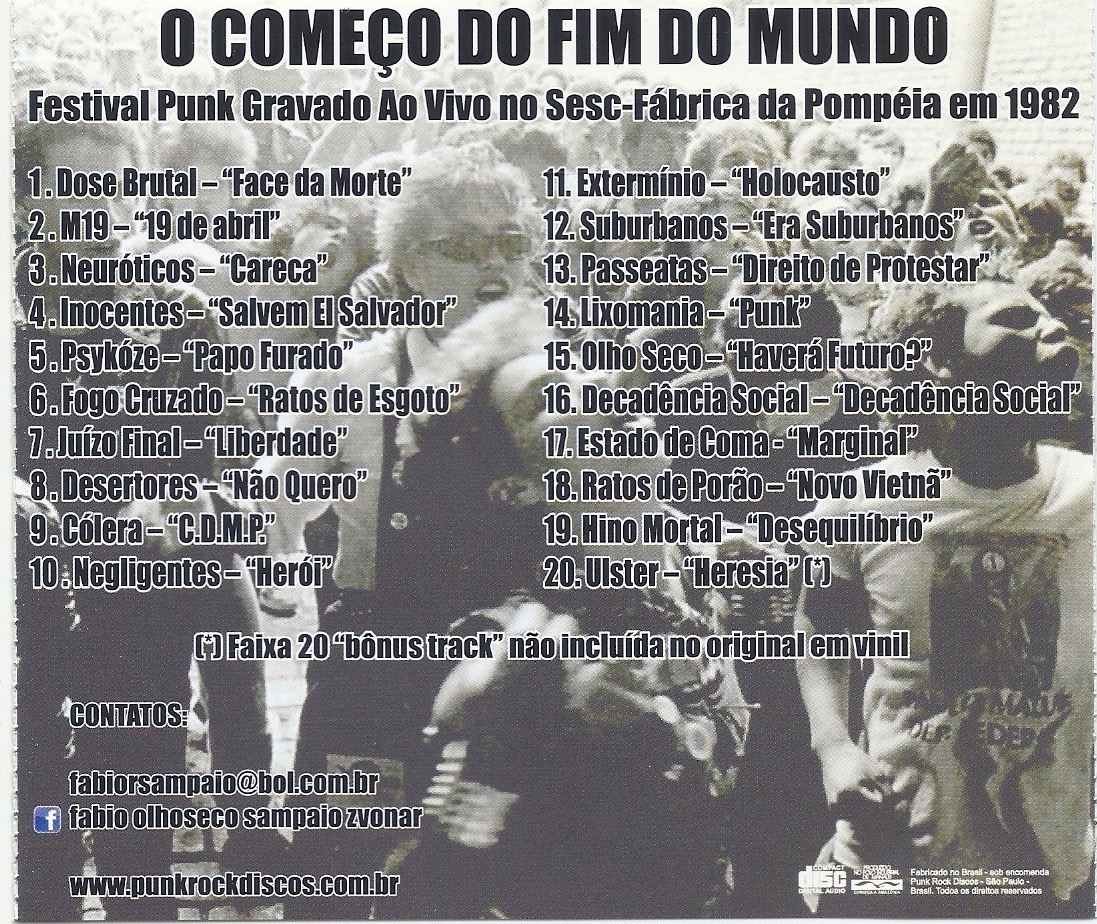 CD O Come�o do Fim do Mundo